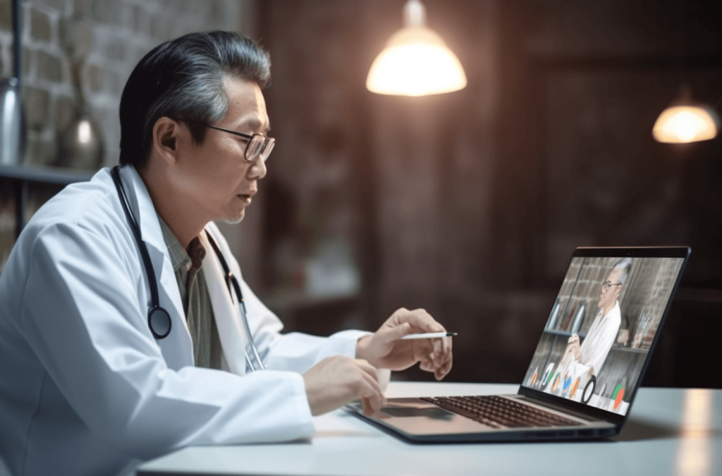ben.yao an Asian doctor demonstrating the virtual virtual visit 6f0558ea 6c01 4c30 a413 b00eadddfe2c 1