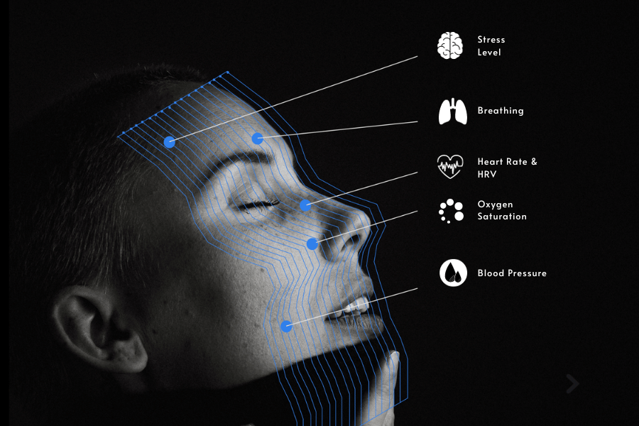 health vitals from a face scan